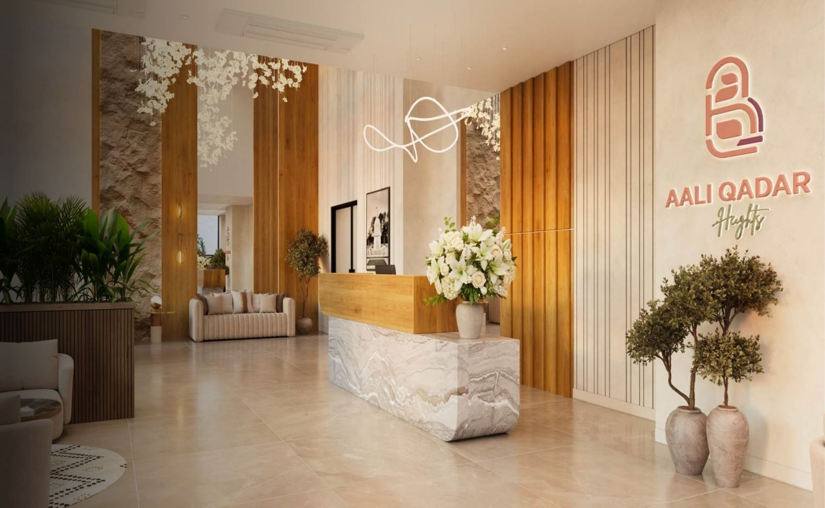 Reception lobby