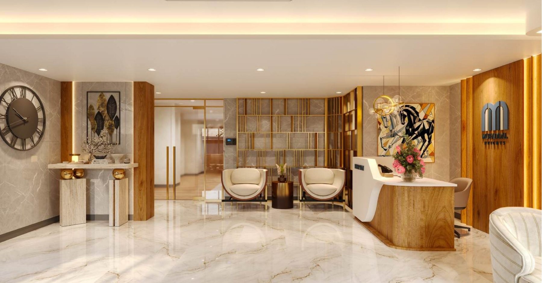 Reception lobby